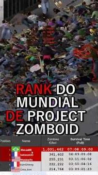 Ranking do mundial de Project zomboid #projectzomboid #build42 #shorts