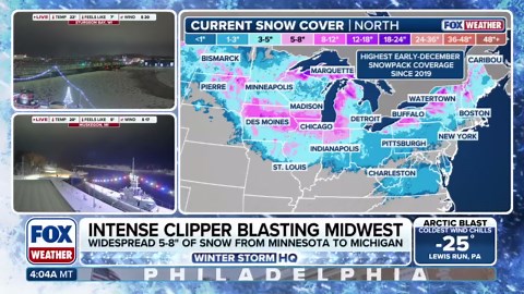 Intense clipper set to blast Midwest with mix of rain, snow and strong winds