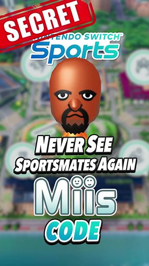 Unlock #Mii & #Matt CPUs in #NintendoSwitch Sports with this SECRET Code! #switchsports #gaming #nintendo