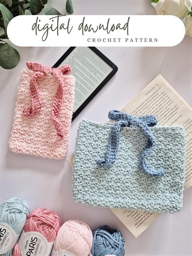 Crochet Pattern Book Sleeve Crochet Pattern Kindle Cover Book Gift Crochet Pattern Ereader Book Cover Crochet Pattern Kindle Sleeve - Etsy