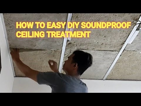 How to setup ceiling soundproof room ,diy easy soundproof ceiling room studio music