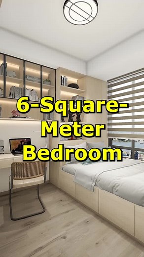 6-Square-Meter Bedroom.