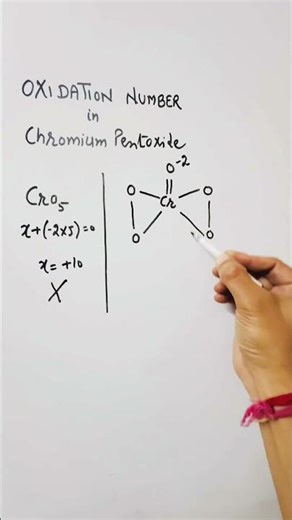 Exceptional Oxidation number || CrO5 oxidation state #chemistrypage #shortsfeed