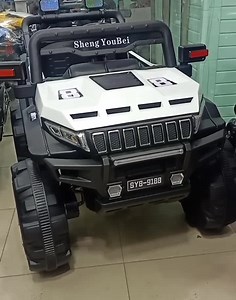 Kids electric jeep Amazing multifunction 🎶 USP mp3 memory card remote control and mobile operated Big 12 battery 4 motors | babyexpress.pk