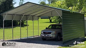 Boxed Eave Metal Carports by Alan's Factory Outlet