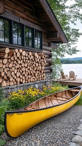10K views · 86 reactions | Stunning inspiration awaits, these log cabin home exterior ideas blend rustic charm with modern appeal. Imagine your dream retreat with these creative design tips today! | Sustainability Success | Facebook