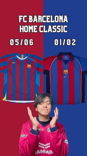 誰を思い出す？バルサユニフォーム1999-2011 #サッカー #ユニフォーム #バルセロナ #ロナウジーニョ