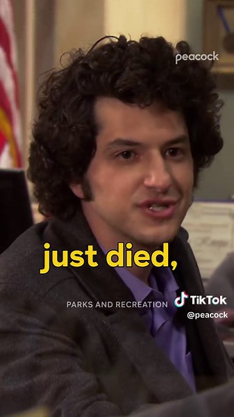 This video is brought to you by Entertainment 720™️ #ParksAndRec is streaming now on Peacock. #JeanRalphio #BenSchwartz #Comedy