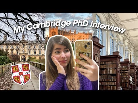 My Cambridge University PhD Interview Vlog 🎓