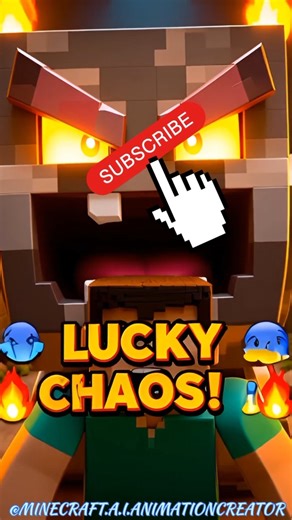 "Steve vs Lucky Block Jumpscare 😱🔥 (6s Viral Minecraft Animation)"#shorts