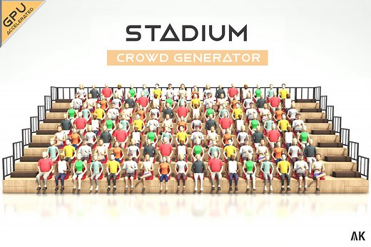 Stadium Crowd Generator | Modeling | Unity Asset Store