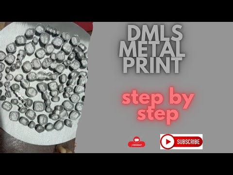 DMLS printing step by step process