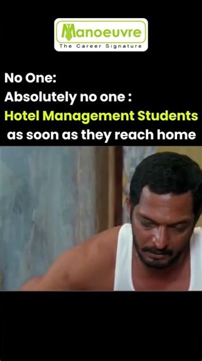 Hotel Management Students: College Life vs. Home Life 🏨