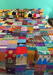 Vintage Handmade Patchwork Quilt - Etsy