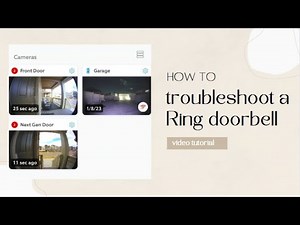 Troubleshooting a Ring Doorbell
