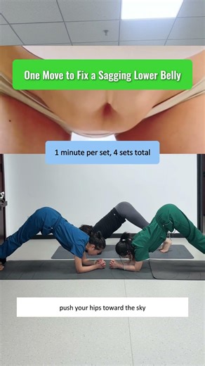 One Simple Move to Fix a Sagging Lower Belly – Just 1 Minute Per Set, 4 Sets a Day
