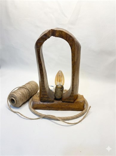 Handmade Natural Wood Table Lamp - Rustic Tree Branch Lighting - Unique Driftwood Night Light for Home Decor - Etsy