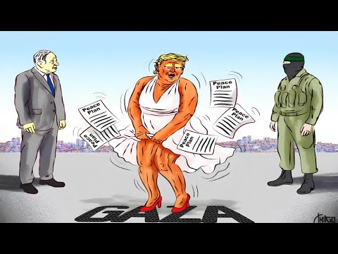 OCTOBER 4 Funny American Political Cartoon - Breaking News - US Politic Caricature - Trump Satire