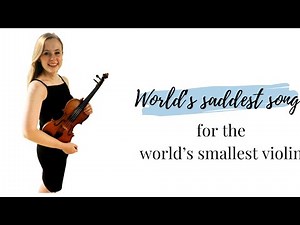 World's Saddest Song for the World's Smallest Violin #violin #music #spongebob