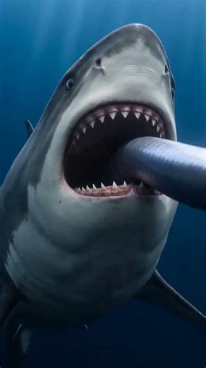 Great White Shark vs... A LIVING NEEDLE?! 🪡🦈