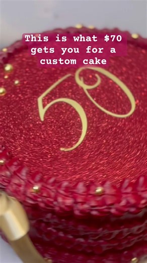 Monochrome red | USING ONLY ONE COLOR to make this cake #cakeshorts #cake #shorts