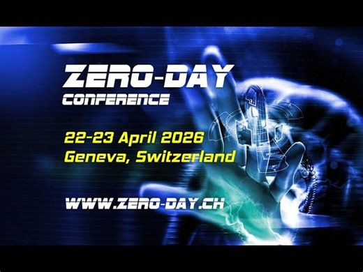 Zero-Day Conference 2026 launch: 22nd-23rd of April - #ZDC26 | ISACA Switzerland