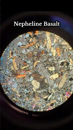 Rocks under a microscope