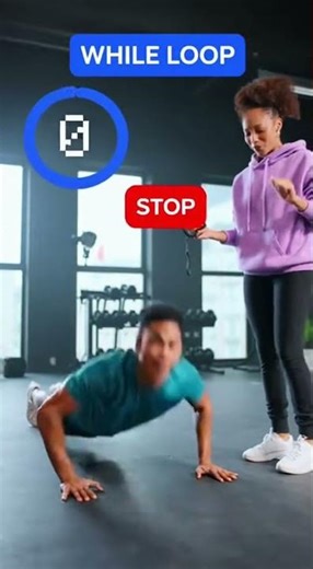 For Loop vs While Loop 🏋️‍♂️ | Python Explained in 10 Seconds