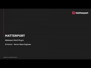 Matterport Revit Plug-In