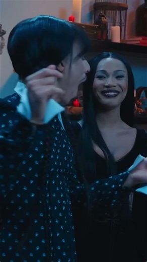 Quen and Larray in the kitchen