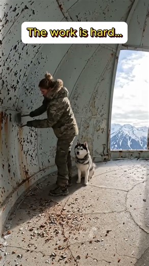 Alone in the Swiss Alps 🏔️ Building Inside an Abandoned Observatory | ASMR