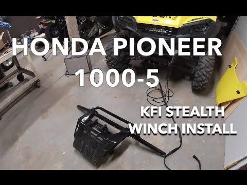 Honda Pioneer KFI Winch Installation
