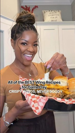 Best Chicken Wing Recipes for Game Day! Always CRISPY, never SOGGY. #chickenwings #wingsrecipe