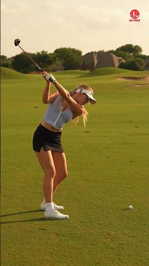 Grace charis golf shot slow motion | grace charis #gracecharis #short
