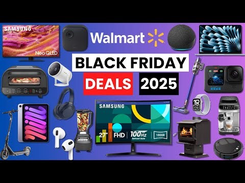 TOP 40 Walmart Black Friday Deals 2025 — UPTO 71% OFF!