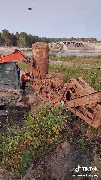 Recovering a Century-Old Steam Shovel from Wixom Lake