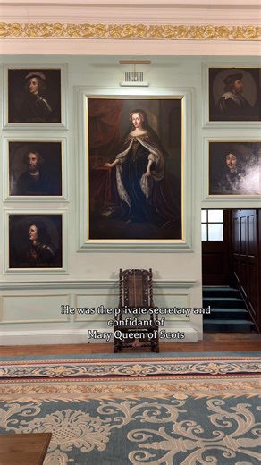 👸🏻The murder of David Rizzio👸🏻 I visited Holyrood on a private tour with Rabbie's and it was gifted by @royalcollectiontrust ♥️ #maryqueenofscots #history #storytelling #scotland #edinburgh #holyroodpalace | Emily in Scotland