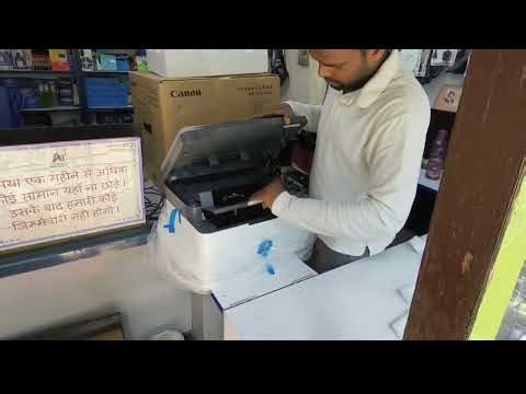 Opening of new hp printer 😍🤯 #hpprinter #servicecentre