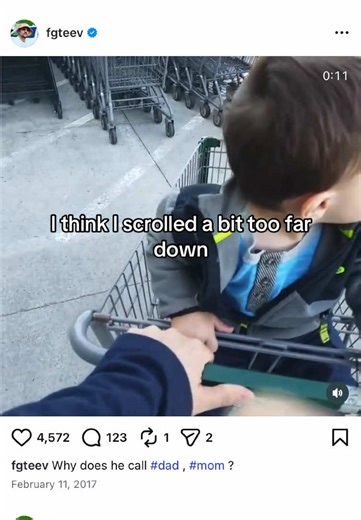 I think I scrolled a bit too far down😔😔 #fgteev #fvfamily #nostalgia #foryou #sad @FGTeeV