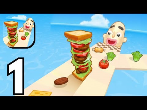 Sandwich Runner - Gameplay Walkthrough Part 1 Guide New Update Review (Android ios)