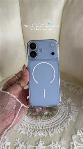 Frosted Transparent Magnetic Phone Case for iPhone 17