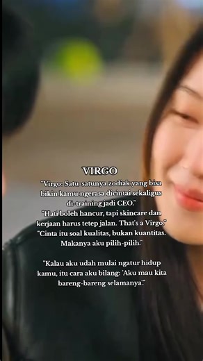 Tipe Mentor: Mencintai berarti membimbingmu jadi sukses. Logika Baja: Sedih boleh, tapi kerja dan penampilan tetap nomor satu. High Standard: Sangat pemilih karena hanya mau yang terbaik. Control = Care: Mengatur hidupmu adalah caranya bilang