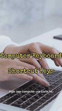 Computer shortcut keys || shortcut key of A to Z |25 shortcut keys | Computer Keyboard Shortcut Keys