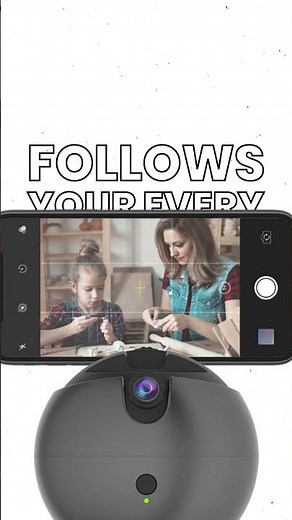 360° Smart Auto-Tracking Camera Tripod