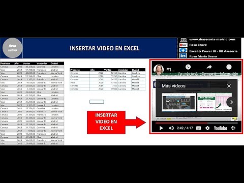 #107 INSERTAR VIDEO EN EXCEL