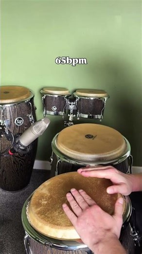 FUNK ON CONGAS with TRIPLET GHOST NOTE LESSON / #percussion #drums