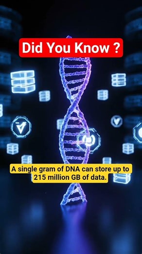 One Gram of DNA Can Store #didyouknow #sciencefacts #facts