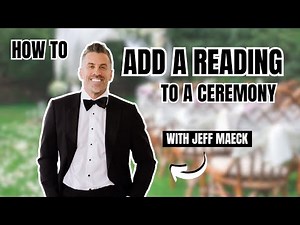 How to Add a Reading to a Wedding Ceremony