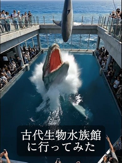 絶滅した古代魚が泳ぐ水族館体験