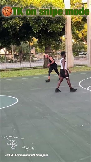 TK on Snipe mode 🏀 #basketball #sports #hoop #win #game #florida #score #highlights